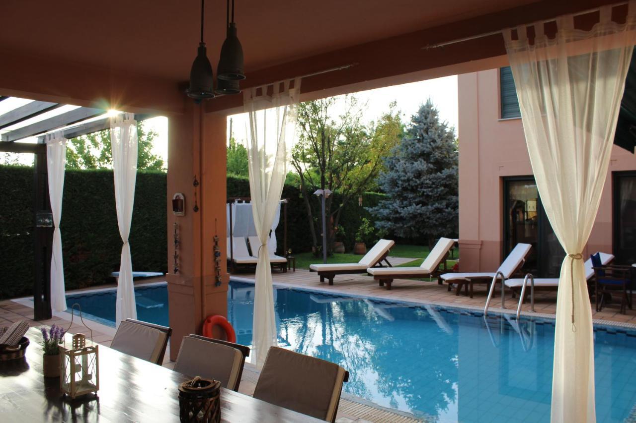 4-Seasons Pool Villa Near Meteora 트리칼라 외부 사진